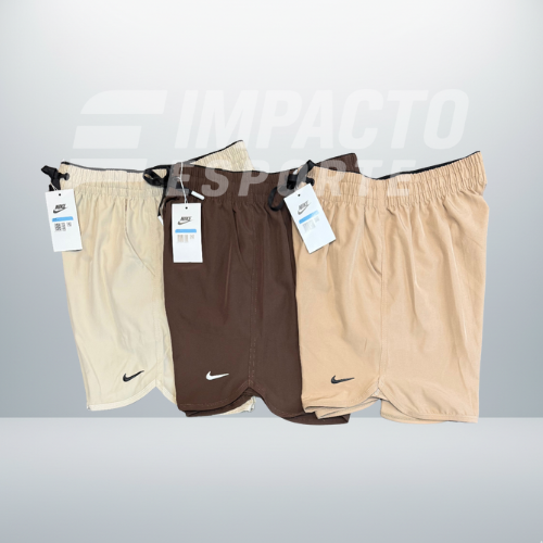 Shorts dri-fit nike kit 3 unidades