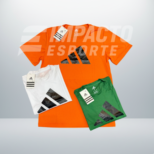 Kit com 3 camisetas dri-fit adidas