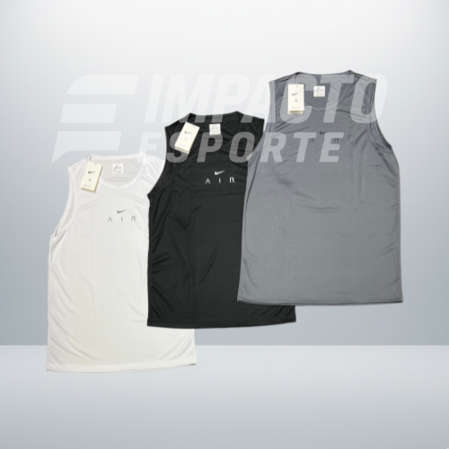 Kit 3 Regatas Masculinas Dry Fit Academia – Nike Performance