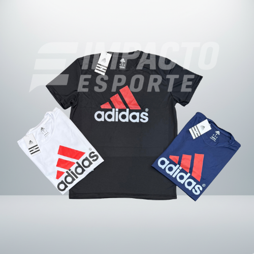 Kit com 3 camisetas adidas dri-fit