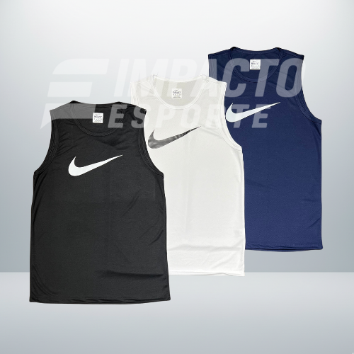 Kit 3 Regatas Masculinas Dry Fit Academia – Nike Performance