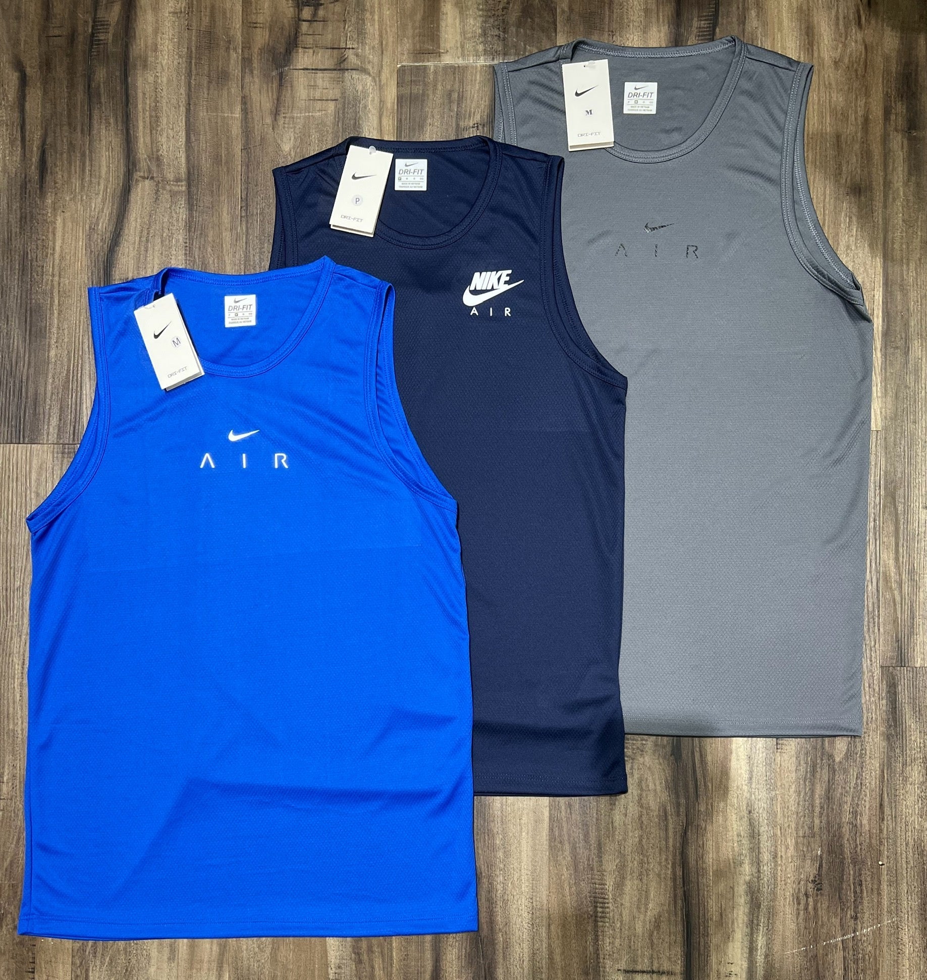 Kit 3 Regatas Masculinas Dry Fit Mescla – Academia e Corrida