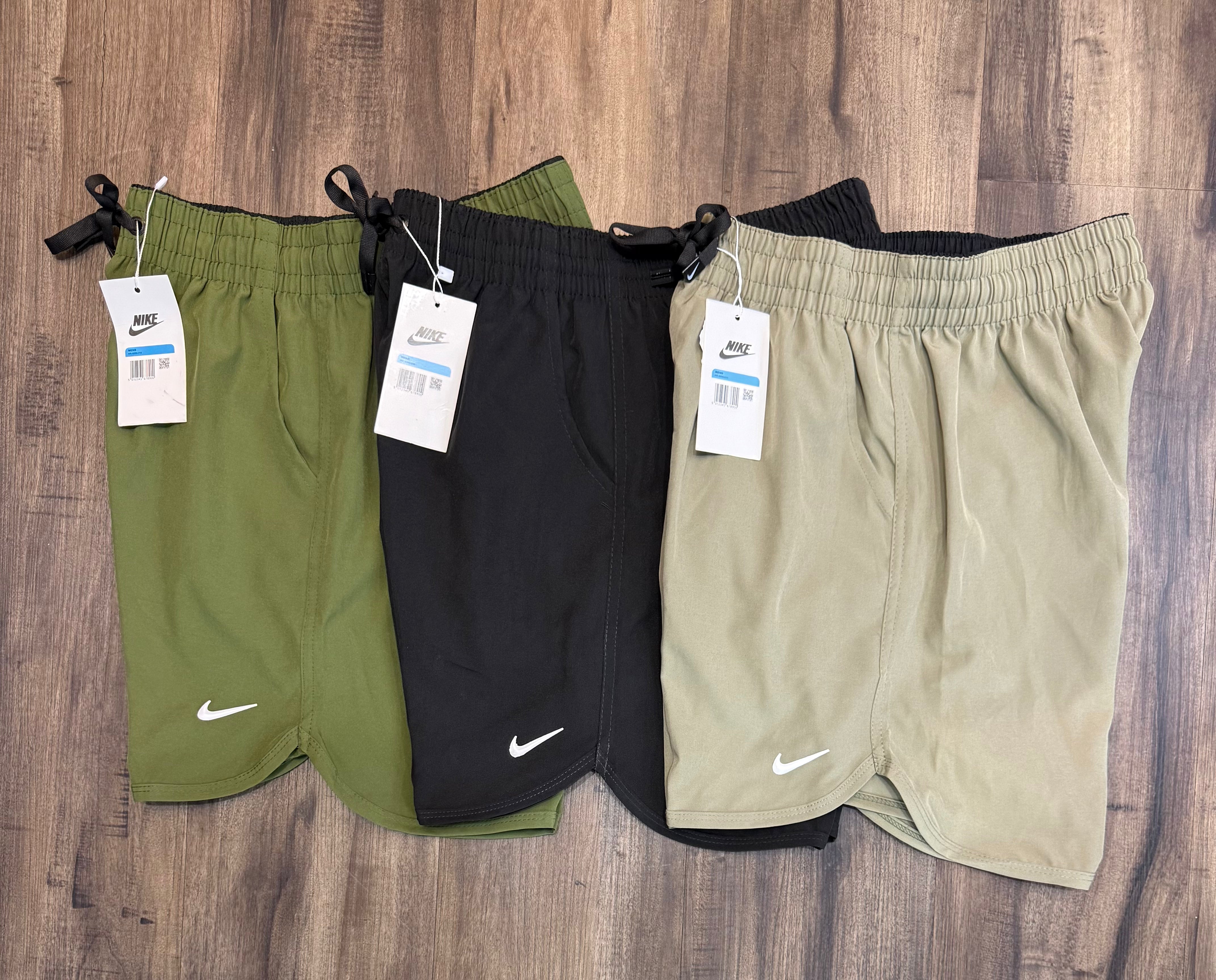 Shorts dri-fit nike kit 3 unidades