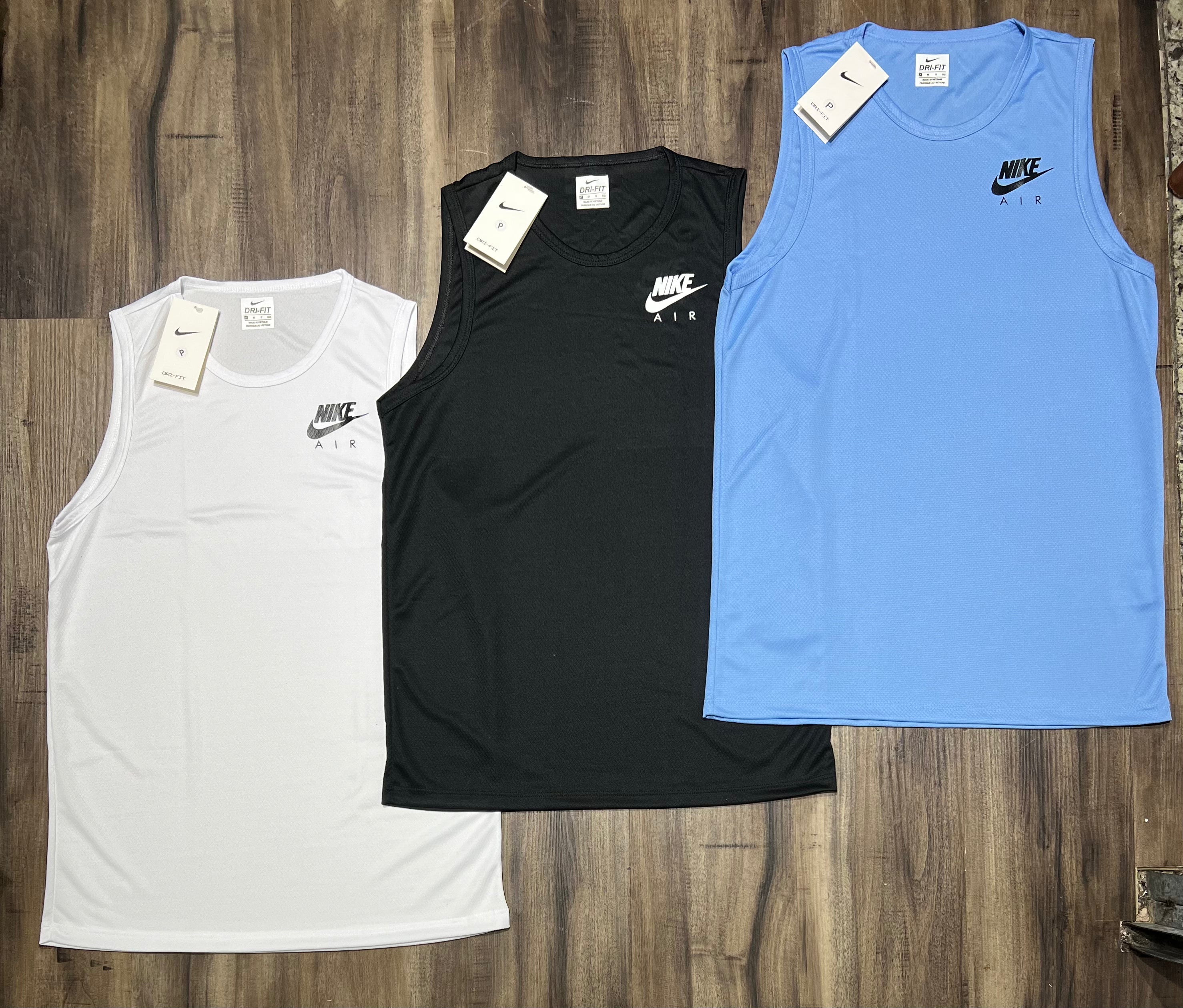Kit 3 Regatas Masculinas Dry Fit Academia – Nike Performance