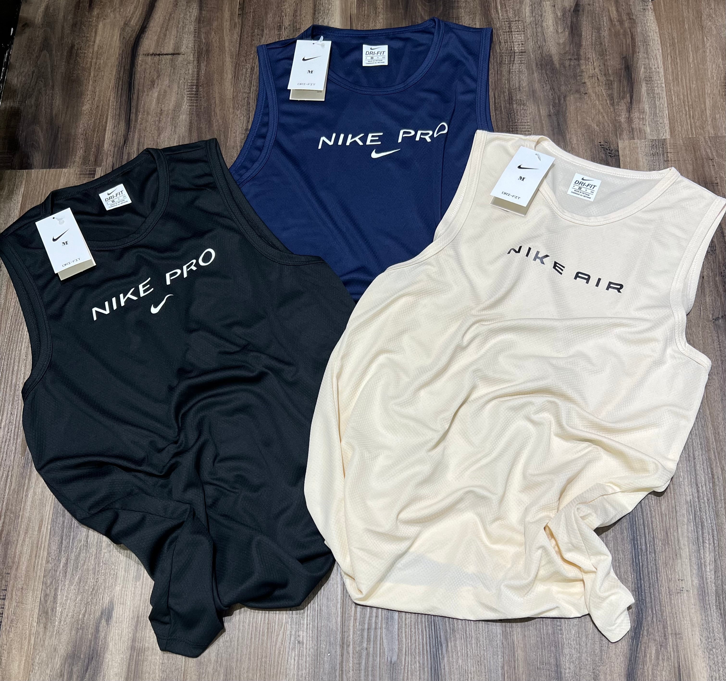 Kit 3 Regatas Masculinas Dry Fit Academia – Nike Performance