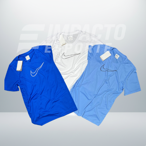 Kit com 3 camisetas Nike dri-fit