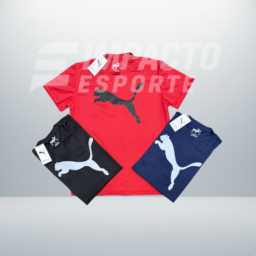 Kit com 3 camisetas puma dri-fit