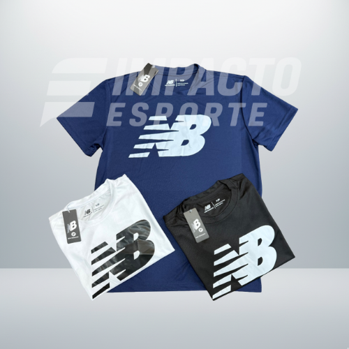 Kit com 3 camisetas dri-fit new balance