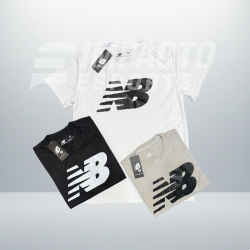Kit com 3 camisetas dri-fit new balance