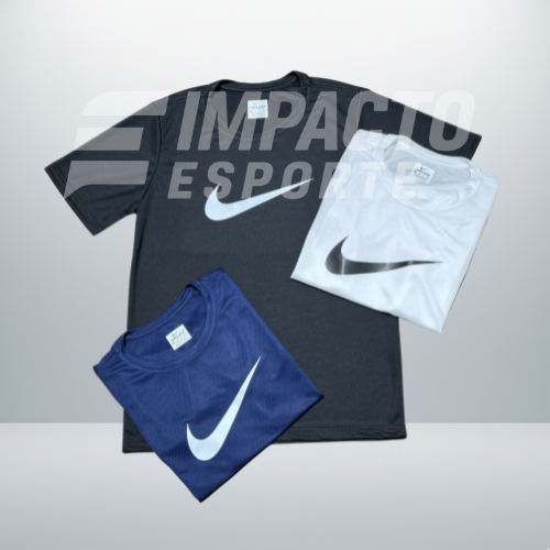 Kit com 3 camisetas nike dri-fit
