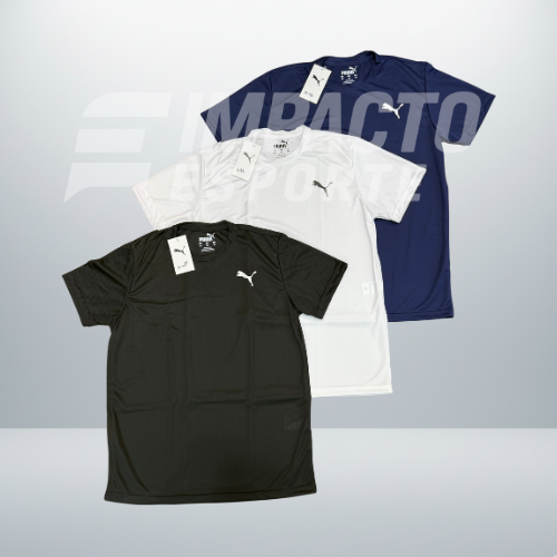 Kit com 3 camisetas puma dri-fit