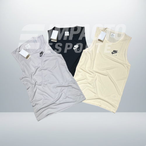 Kit 3 Regatas Masculinas Dry Fit Academia – Nike Performance