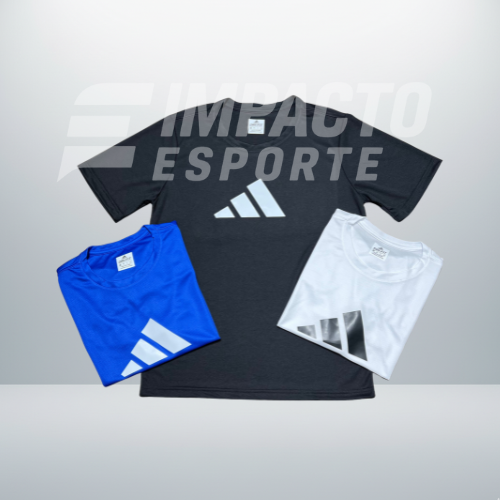 Kit com 3 camisetas adidas dri-fit