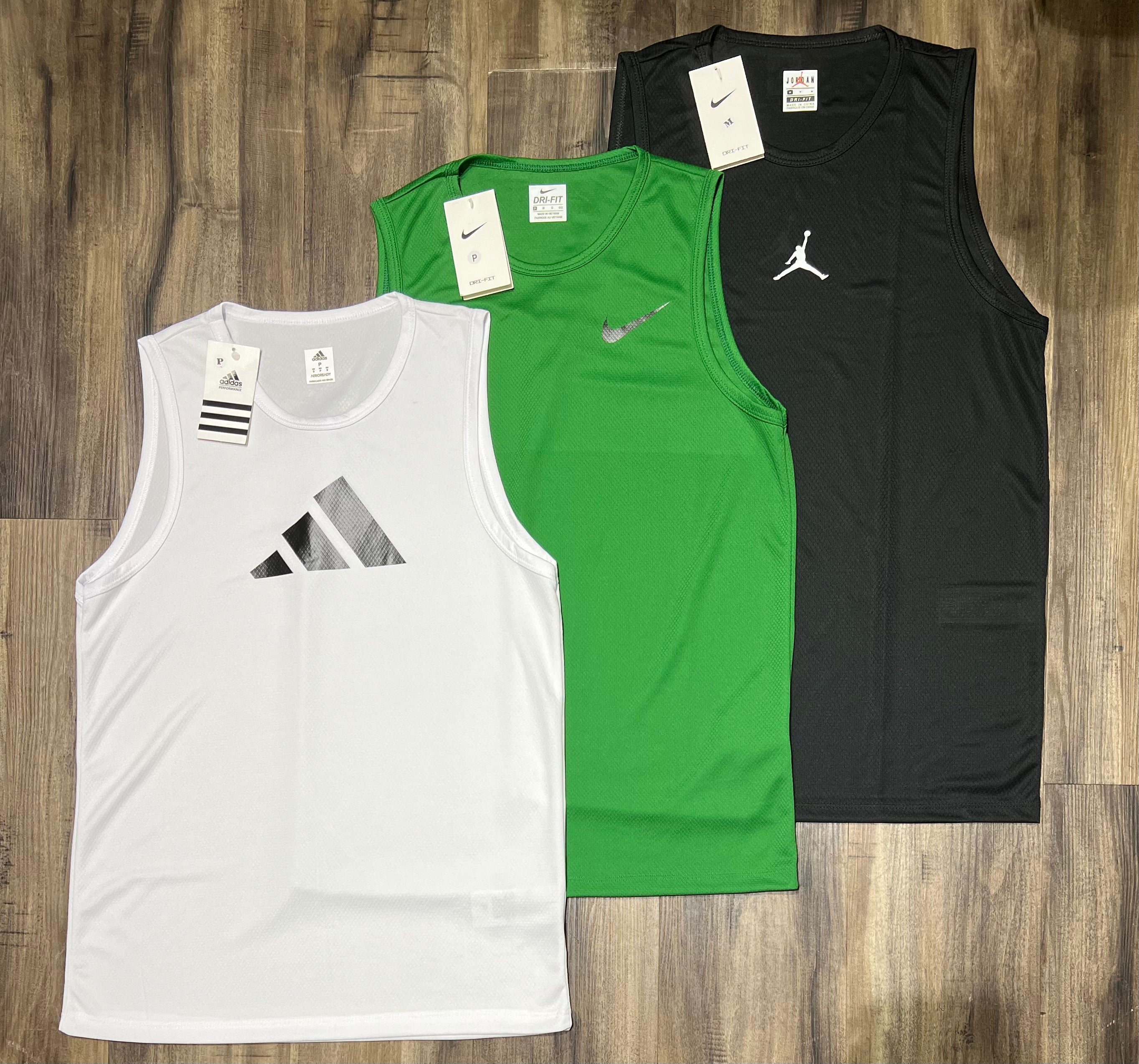 Kit 3 Regatas Masculinas Dry Fit Mescla – Academia e Corrida