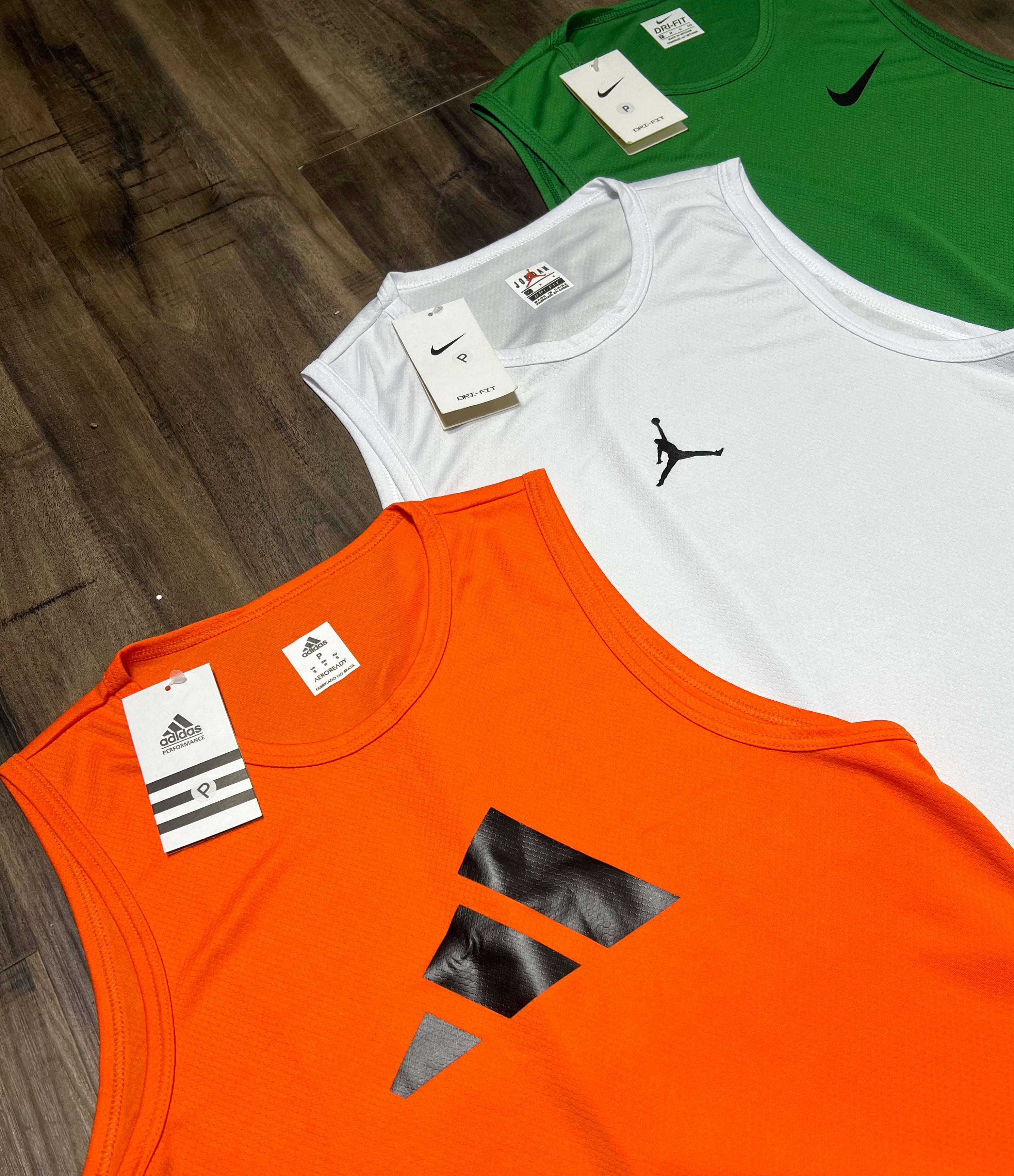 Kit 3 Regatas Masculinas Dry Fit Mescla – Academia e Corrida