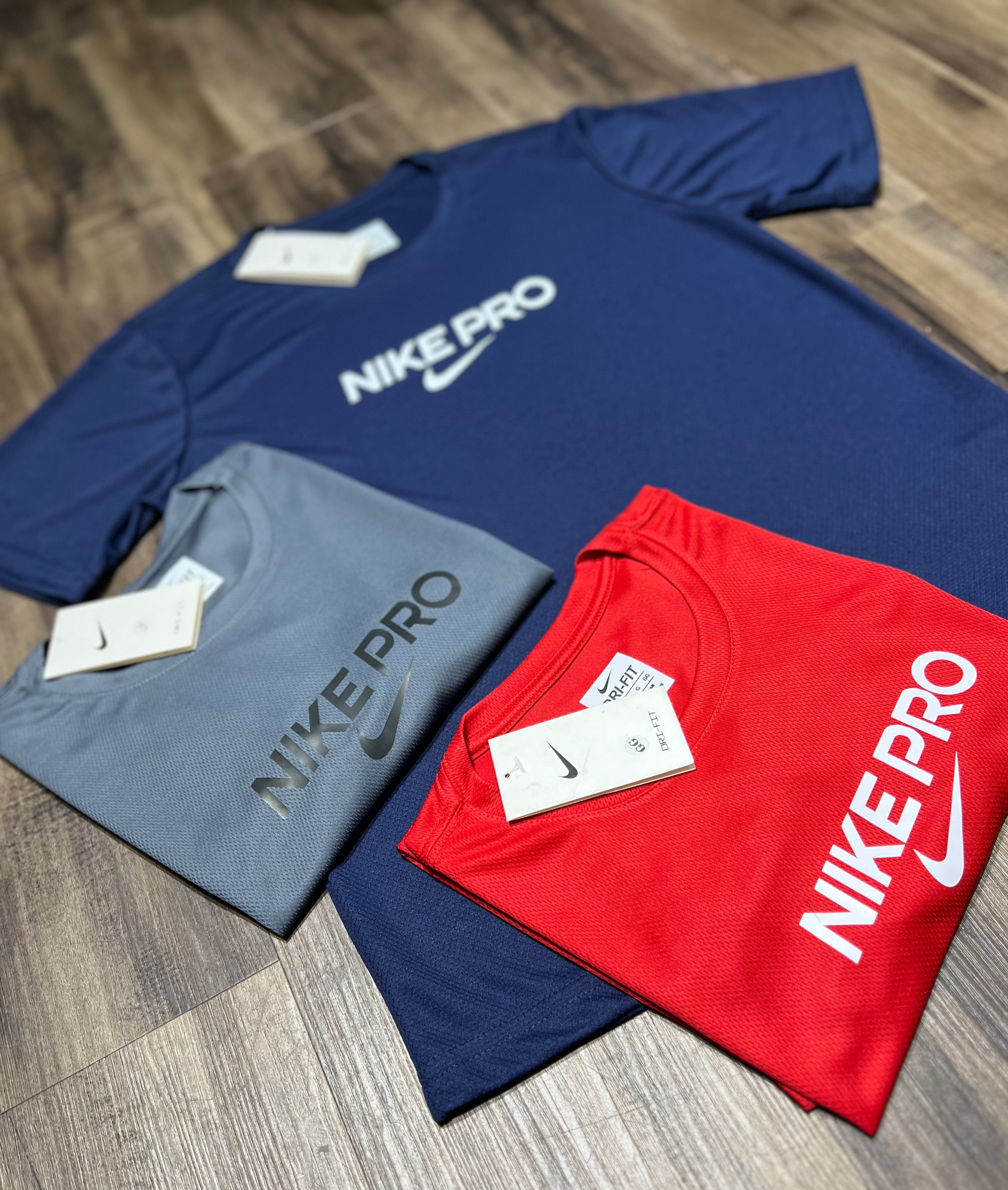 Kit com 3 camisetas nike dri-fit