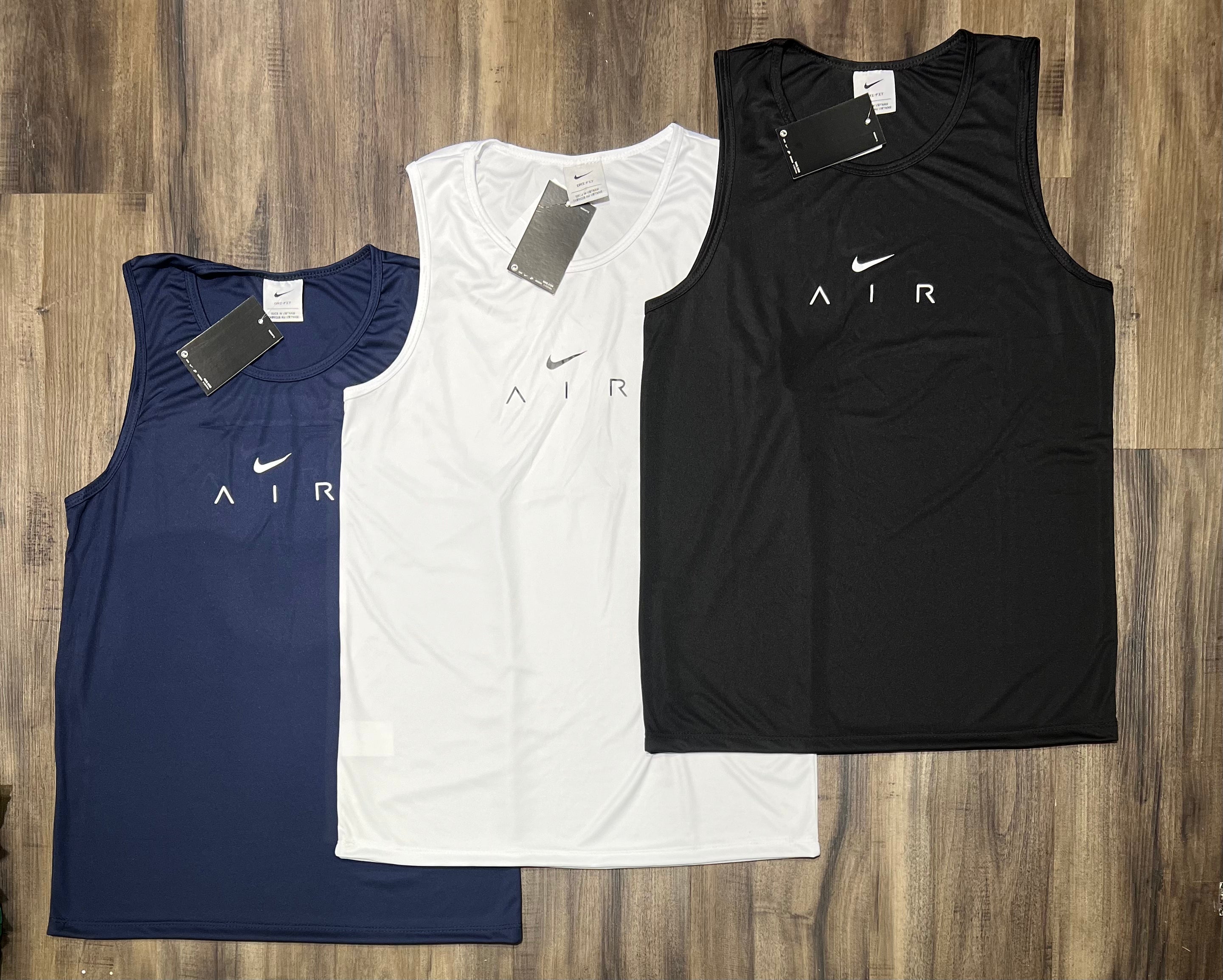 Kit 3 Regatas Masculinas Dry Fit Academia – Nike Performance