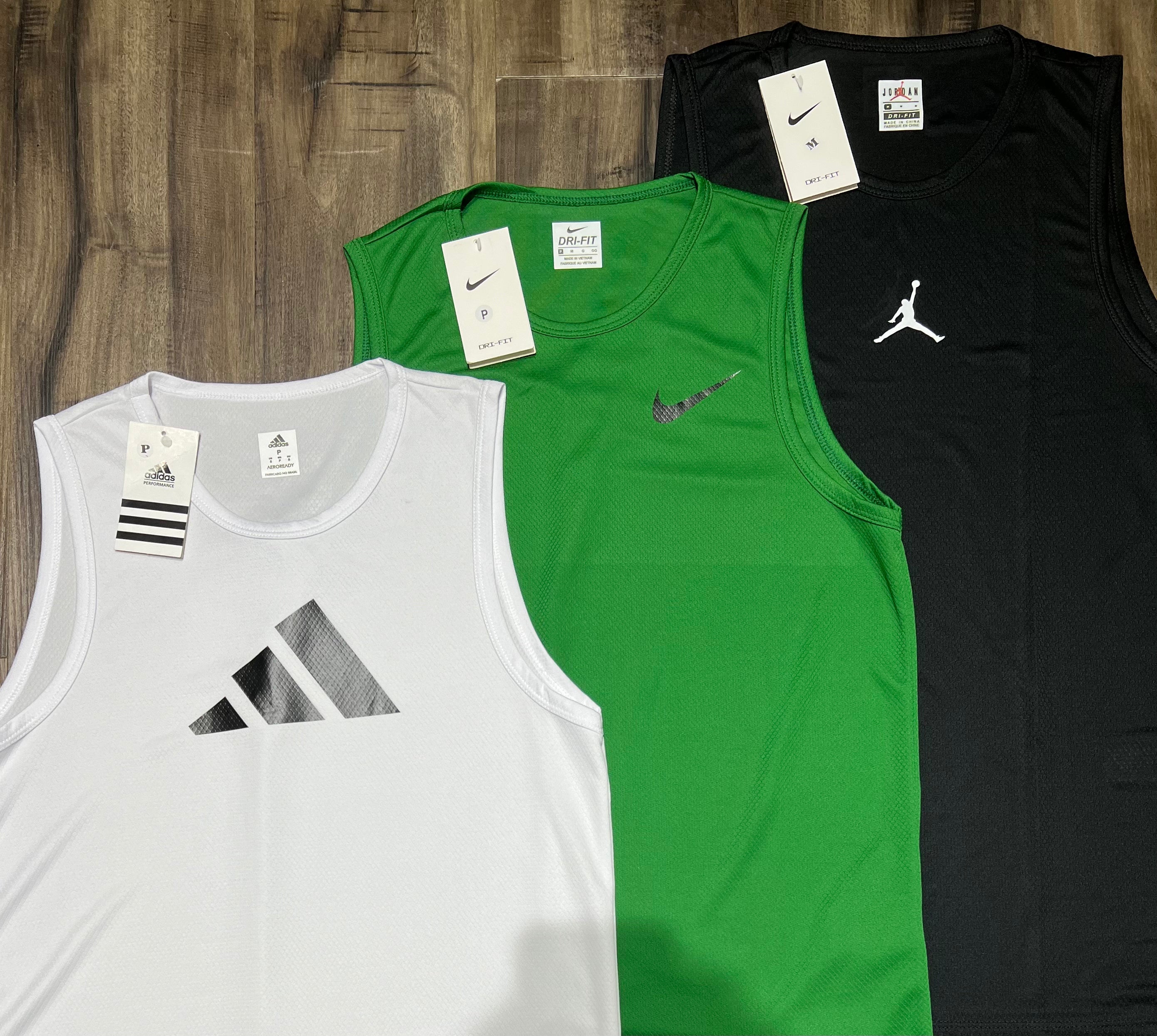 Kit 3 Regatas Masculinas Dry Fit Mescla – Academia e Corrida