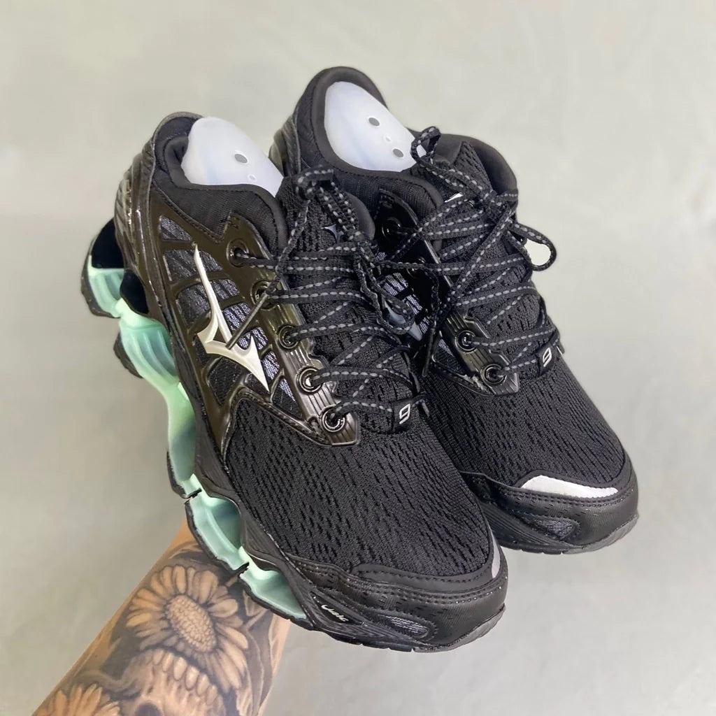 Mizuno Prophecy 9 - Preto com verde água